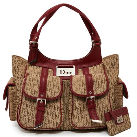 sac dior vintage cuir|vintage Dior handbags.